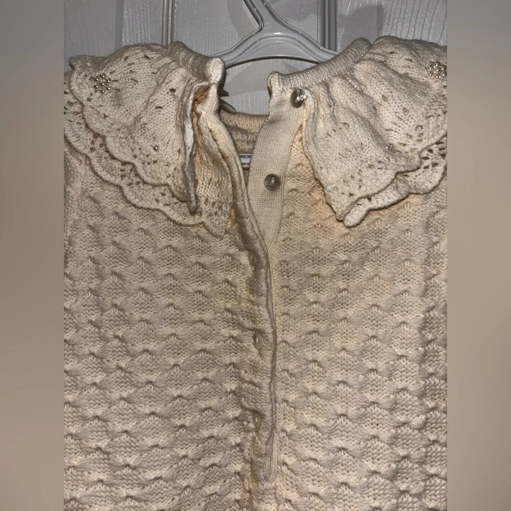 Sarah Louise Knitted Dress in Ivory​ - Picture 7 of 8